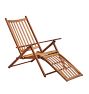 Vintage Tradtiional Wooden Resort Lounge Chair Set of 2