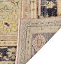 Vintage Turkish Hand-Knotted Wool Rug Floral Medallion Coral 6-1/2 x 9ft