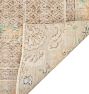 Vintage Turkish Hand-Knotted Wool Rug Floral Medallion Cream - 6 x 9-1/2ft