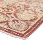 Vintage Turkish Hand-Knotted Wool Rug Patchwork Red 6-1/2 x 10ft