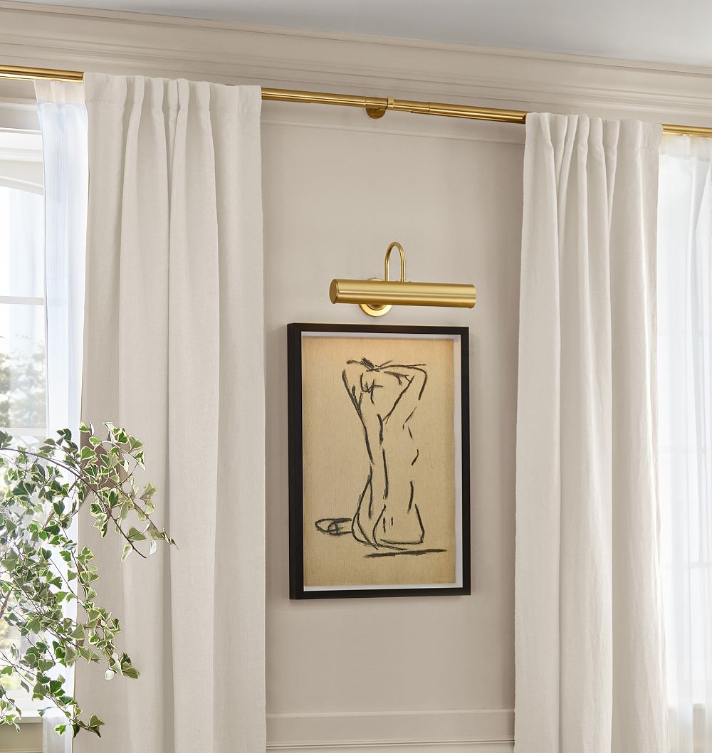 Custom Belgian Linen Sheer Curtains by Rejuvenation