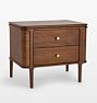 Open Box: Esme Nightstand (26") - Walnut, No Drawer Pulls