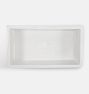 Gardener Fireclay Reversible Single Kitchen Sink, 33" x 19" x 10"