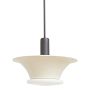 Vintage Industrial "Duplexalite" Pendant with Milk Glass Diffuser