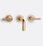 Tiburon Wall Mount Faucet, 6.5" - Satin Bronze PVD