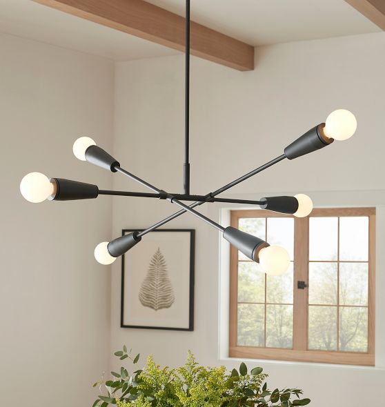 Altona Bare-Bulb Chandelier | Rejuvenation