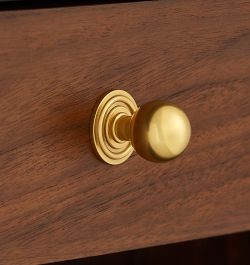 slim fit dress slacks Gold Metallic Round Circle Cabinet Knobs main image 0