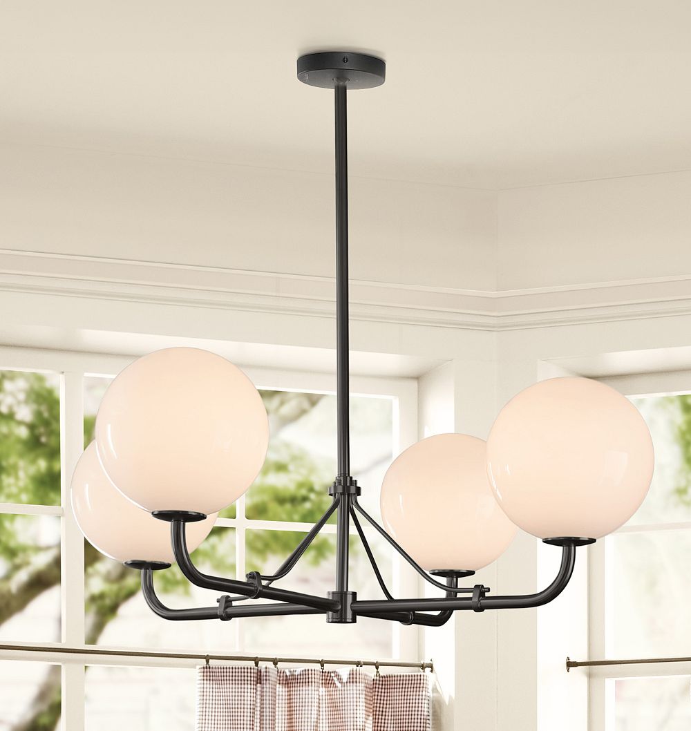 Irving Quad Chandelier by Rejuvenation