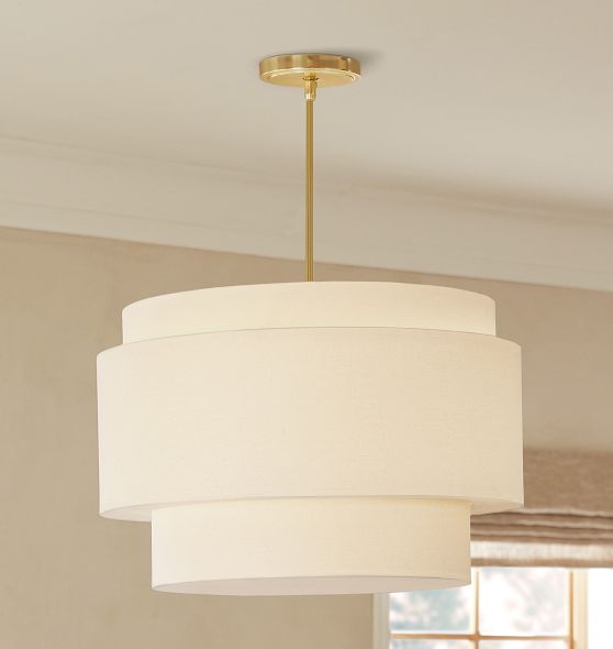 Tiered Drum Pendant by Rejuvenation