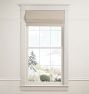 Custom Cotton &amp; Linen Blackout Cordless Roman Shade