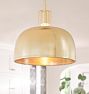 Dekum 11" Pendant, Metal Shade