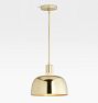 Dekum 11" Pendant, Metal Shade