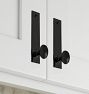 Oval Cabinet knob with Rectangle Backplate