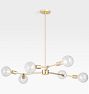 Salem 34" Bare-Bulb Chandelier