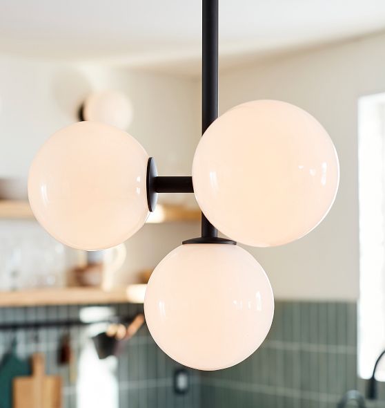 Allenglade Quad Chandelier, 6" Shades by Rejuvenation