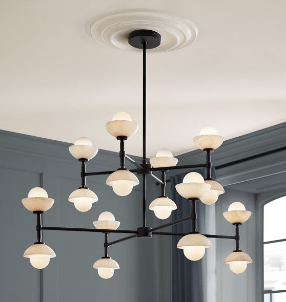 Greenwich Double Tier Chandelier by Rejuvenation