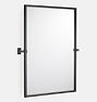 Yaquina Sharp Rectangle Pivot Mirror, 21" x 32" - Oil-Rubbed Bronze