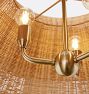 Waverleigh Drum Chandelier, Natural Fiber Shade