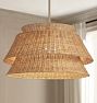 Waverleigh Drum Chandelier, Natural Fiber Shade
