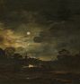Landscape by Moonlight Framed Reproduction Wall Art Print