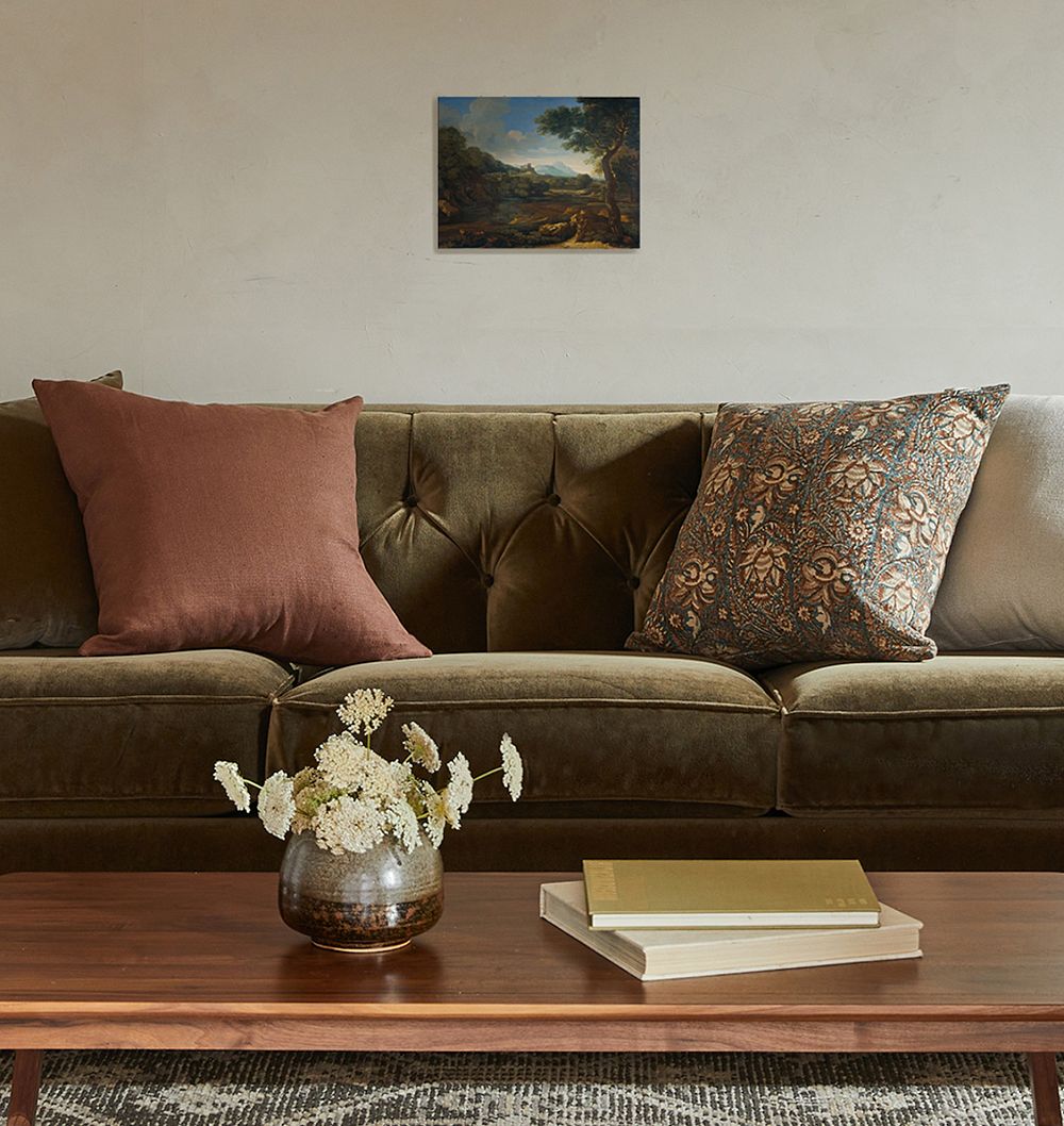 Landscape With Castle Reproduction Wall Art Print by Rejuvenation