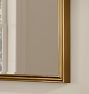 Traditional Beveled Metal Frame Mirror