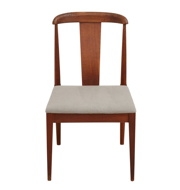 Vintage Reupholstered Teak Dining Chair | Rejuvenation