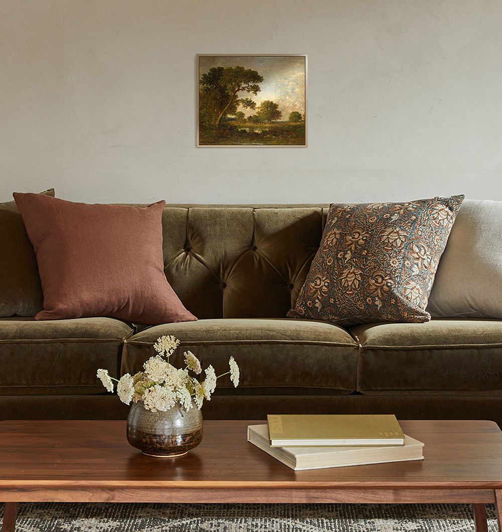 Landscape with Tree Framed Reproduction Wall Art Print by Rejuvenation