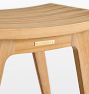 Odin Curved Teak Shower Bench