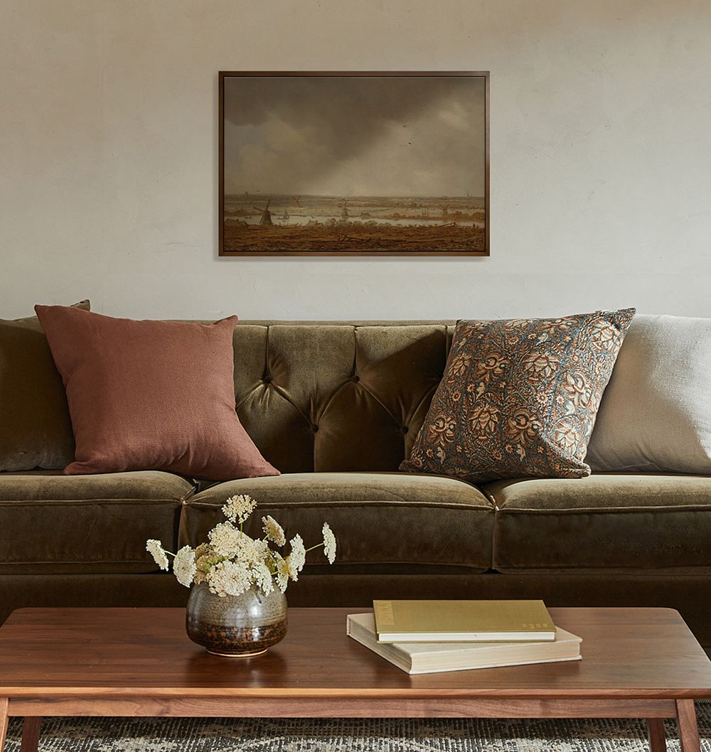 Polder Landscape Framed Reproduction Wall Art Print by Rejuvenation
