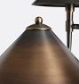 Rhone Double Tier Chandelier, 36" Width in Metal Shades
