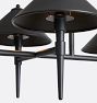 Rhone Linear Chandelier, 60" Width in Metal Shades