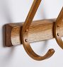 Arlie Bent Wood 5-Hook Rack