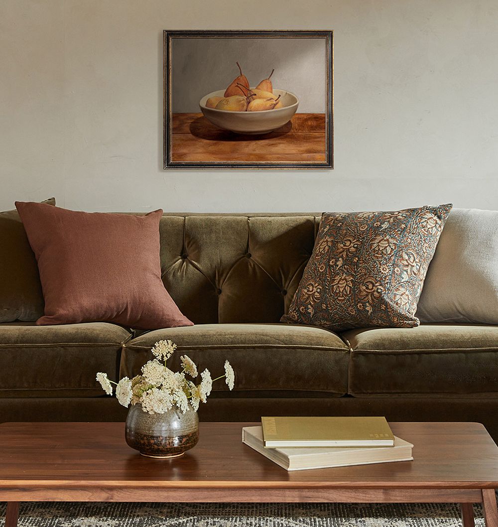 Pears Framed Reproduction Wall Art Print by Rejuvenation
