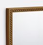 Rope Cast Brass Frame Mirror
