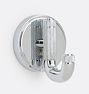 Trask Single J Hook, Polished Chrome