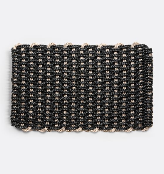 ROPE’mademoiselle Navy Doormat | Woven Lobster Rope Doormats | The Rope Co
