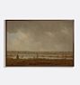 Polder Landscape Framed Reproduction Wall Art Print 17"x25" by Jan van Goyen