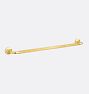 Asher Towel Bar, 24" - Aged Brass