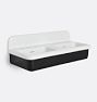 Shiloh Fireclay Double Utility Sink, 40” Width - Black