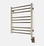 Contemporary Towel Warmer - 19-1/2" x 23" - Polished Nickel