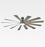 Windflower LED Ceiling Fan, Graphite & Weathered Grey Blades