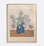Tulips in a Jug Framed Reproduction Wall Art Print 14"x18" by Frans Everbag