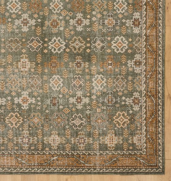Vintage Hand-Knotted Turkish Rug - 5' x 8' | Rejuvenation