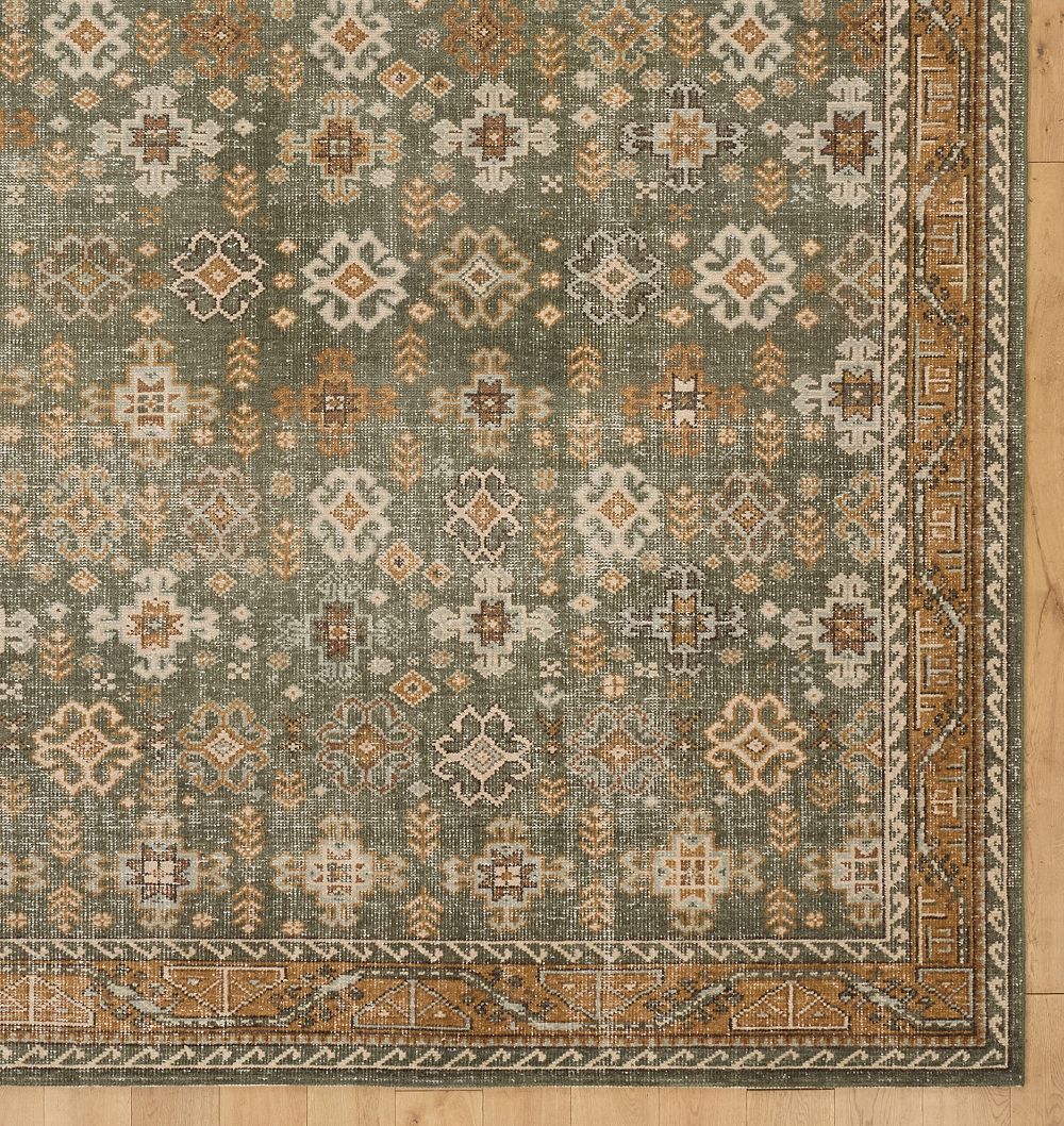 Sorrel Hand-Knotted Rug by Rejuvenation