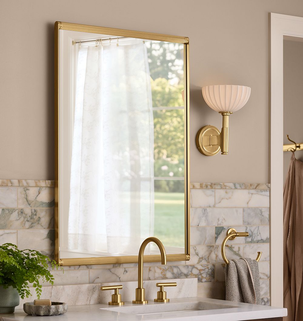 Asher Metal Frame Mirror by Rejuvenation