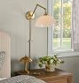 Theo Articulating Sconce, Glass Shades