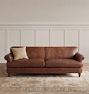 Eleanor Leather Sofa, 84-108"