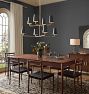 Ansel 46" 8-Light Double Tier Chandelier, Metal Shades