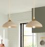 Trillium 10" Pendant, Ceramic Shades